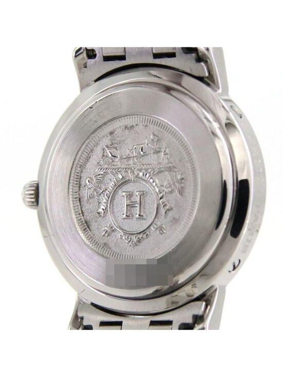 Hermes SS Quartz Watch Pink main image 9